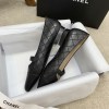 Chanel black flats