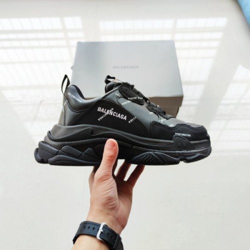 Balenciaga Triple S Black Logo Sneaker