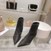 Prada black glitter boots