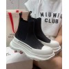 Alexander McQueen Boots Leather in Black