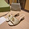 Gucci GG Matelasse Black Mules 5cm