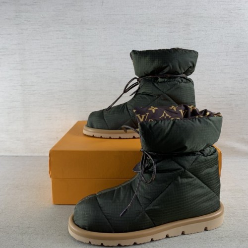 Louis Vuitton Green Pillow Boot