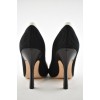 Dior Jadior White Ribbon Logo 10cm Embroidered Cotton Heel Pumps