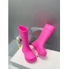 Balenciaga Hot Pink Crocs Boots