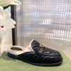 GUCCI shearling-lined leather flat