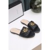 Gucci GG matelasse black slide sandal