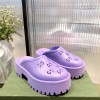 Gucci purple rubber