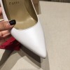 Christina Louboutin Heels in White