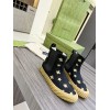 Gucci black bee boot