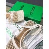 Bottega Veneta white fishnet heels