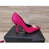 Versace Medusa red pink pumps