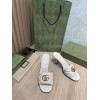 Gucci white heels