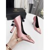Versace Medusa pink pumps