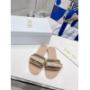 Dior Nude Fabric Slippers