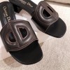 Dior 30 Montaigne black slides/ heeled sandal