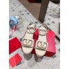 Valentino Garavani VLogo white sandals 9cm