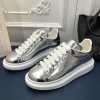 ALEXANDER MQUEEN platform Trainers in silver