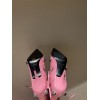 Balenciaga Cagole Buckled Pink Leather Boots