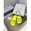 Balenciaga neon slippers