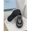 Prada Satin loafers with crystals