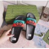 Gucci Interlocking G Web black slippers