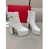 Valentino white boots