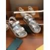 Chanel silver sandals