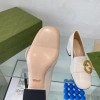 Gucci white flat