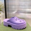Gucci purple rubber
