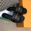 Louis Vuitton Black Slippers
