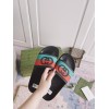 Gucci Interlocking G Web black slippers