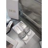 Dior silver slippers
