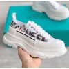 Alexander McQueen Graffiti-print sneakers 3 colors