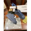 ALEXANDER MQUEEN Platform Trainers in Blue