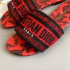 Dior Dway red slippers 02