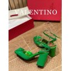 Valentino all green heels