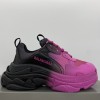 Balenciaga pink black triple S shoes