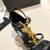 YSL logo heels