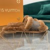 LV slippers with Fur