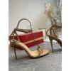 CL high beige heels