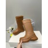 Balenciaga Brown Crocs Boots