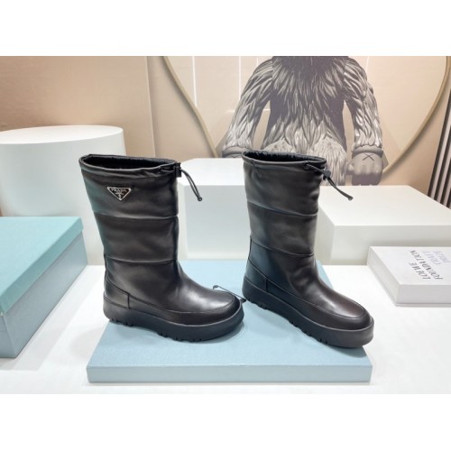 Prada Moon black boots