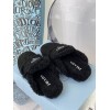 Prada black sherling flats