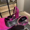 Versace hot pink heels