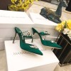 Manolo Blahnik Green Heeled Sandals