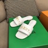 Louis Vuitton White Slippers