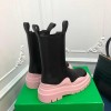 Bottega Veneta Boots in pink/black