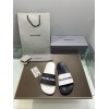 Balenciaga 2 tones black white slippers