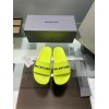 Balenciaga neon slippers