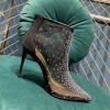 Christian Louboutin Black Constella 100 Crystal Boots